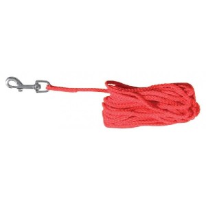 smycz treningowa linka czerwona 10m