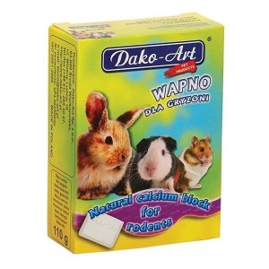 wapno duże naturalne dla gryzoni 95g dako art