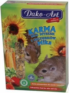 mika 0.5kg pokarm dla myszy i szczurka dako art