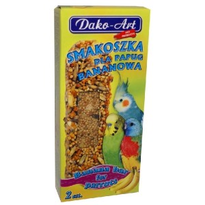 smakoszka bananowa dla papug dako art