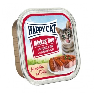 happy cat szalka kurczak i wołowina 100g
