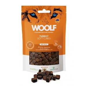 woolf soft turkey cubes 100g