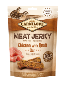 carnilove jerky bar kurczak z przepiórką 100g