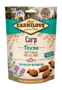 carnilove semi moist karp z tymiankiem 200g