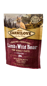 carnilove cat 6kg jagnięcina dziczyzna dla kotów NEW