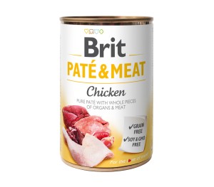 brit pate&meat kurczak 400g pies