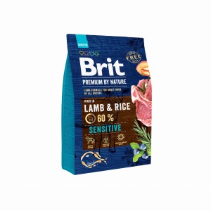 brit premium by nature adult lamb 1kg