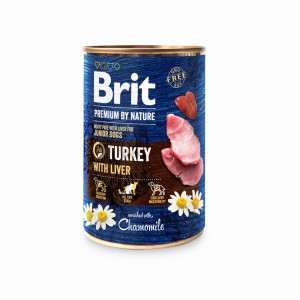 brit premium by nature 400g indyk z wątrobą