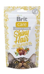 brit care cat snack shiny hair 50g