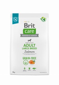 brit care adult large łosoś grain free 3kg