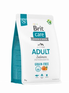 brit care adult łosoś grain free 3kg