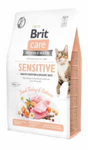 brit care cat sensitive indyk łosoś 7kg