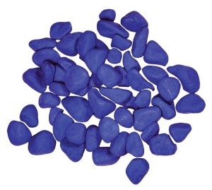żwirek do akwarium niebieski 1.5cm 0.5kg