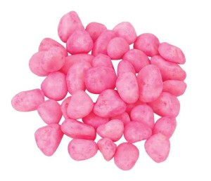 żwirek do akwarium różowy 1.5cm 0.5kg