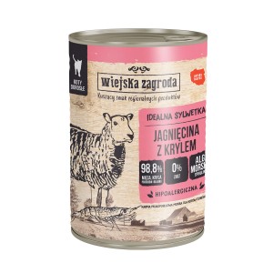 wiejska zagroda kot jagnięcina z krylem 400g puszka