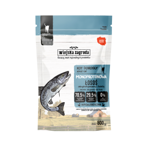 wiejska zagroda dla kota mono łosoś 800g
