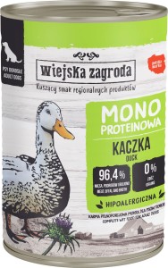 wiejska zagroda pies kaczka MONO 400g puszka