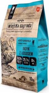 wiejska zagroda dla kota indyk z łososiem 10kg