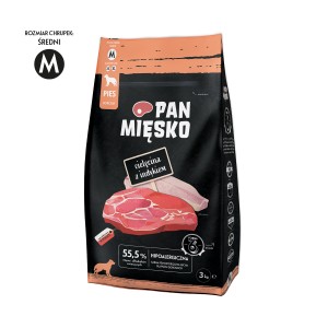 pan mięsko cielęcina i indyk M 3kg