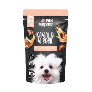 pan mięsko 150g cielęcina z królikiem saszetka dla psa