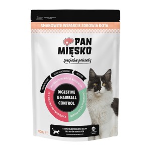 pan mięsko digestive & hairball 800g