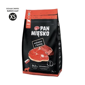 pan mięsko wołowina i kozina XS 3kg