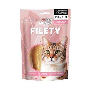pan mięsko przysmak dla kota filety z kurczaka 100g