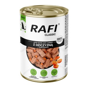 rafi dla psa dziczyzna w sosie 1240g