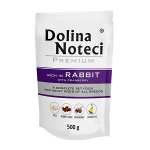 dolina noteci królik z żurawiną 500g