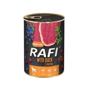 rafi dla psa kaczka 400g pasztet
