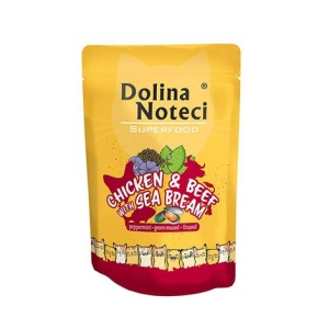 dolina noteci superfood kurczak, wołowina, dorada 85g