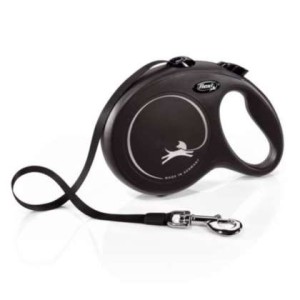 smycz automatyzna flexi compact  L taśma 8m/50kg czarna