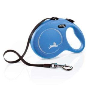 smycz automatyzna flexi compact  L taśma 8m/50kg niebieska