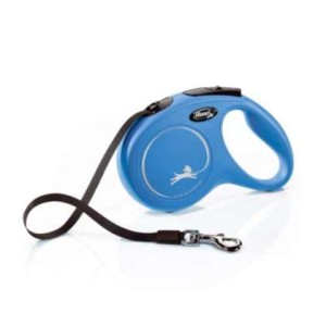 smycz automatyzna flexi classic M taśma 5m/25kg niebieska