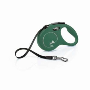 smycz automatyczna flexi classic S taśma 5m/15kg oliwkowa