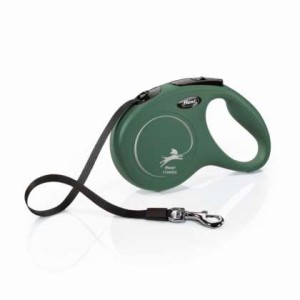 smycz automatyzna flexi classic M taśma 5m/25kg oliwkowa