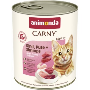 animonda carny adult wołowina indyk i krewetki 800g