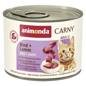 animonda carny adult wołowina i jagnięcina 200g