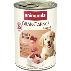 animonda grancarno junior wołowina i kurczak 400g