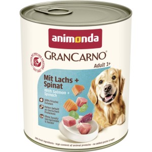 animonda grancarno adult z łososiem i szpinakiem 800g